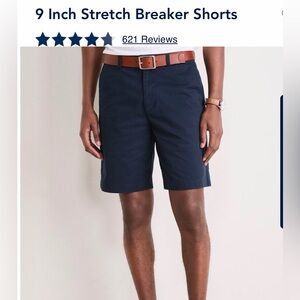 Vineyard Vines Men's 9 inch breaker short in navy size 28